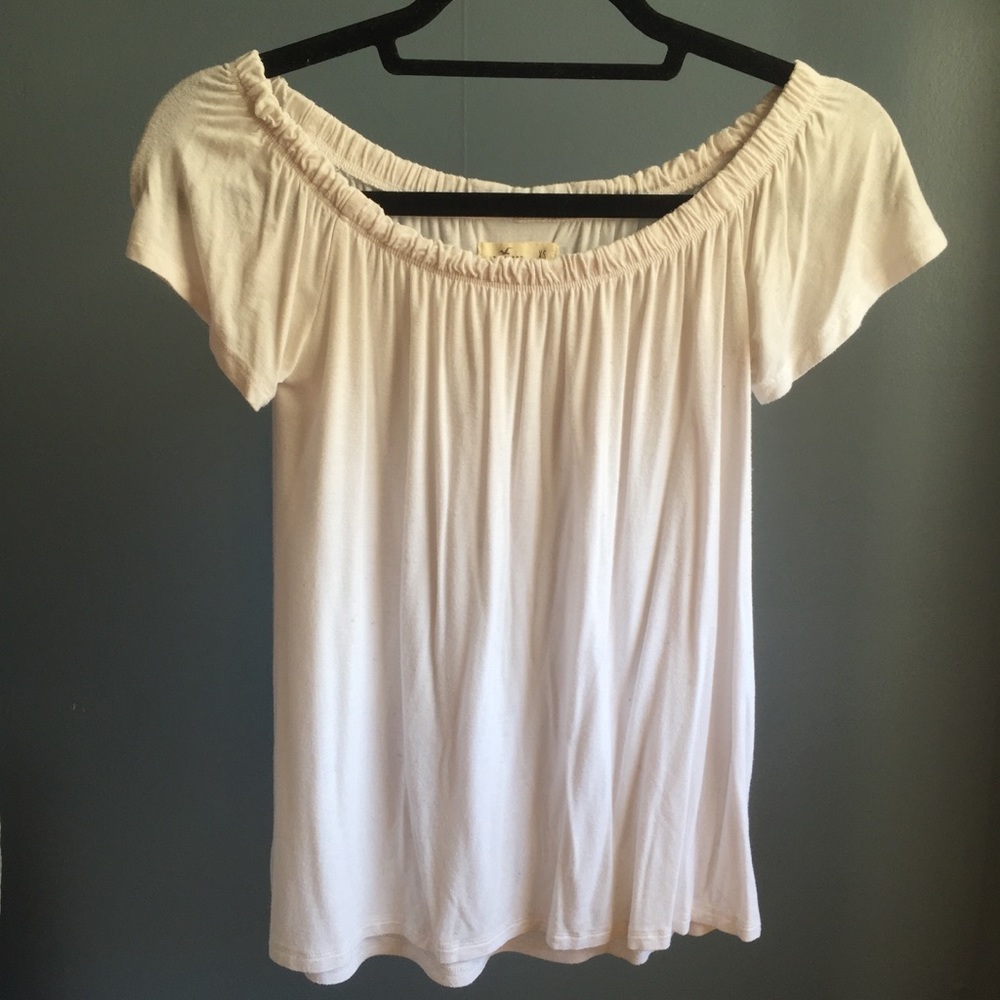 Off the shoulder flowy top